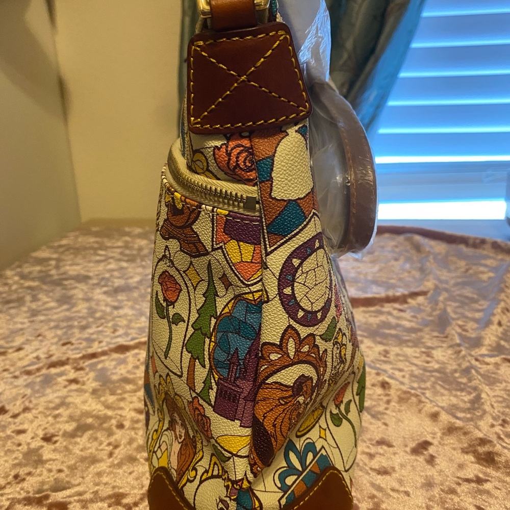 Dooney & Bourke Beauty and the Beast Disney Shoulder Bag crossbody NEW - Picture 4 of 7